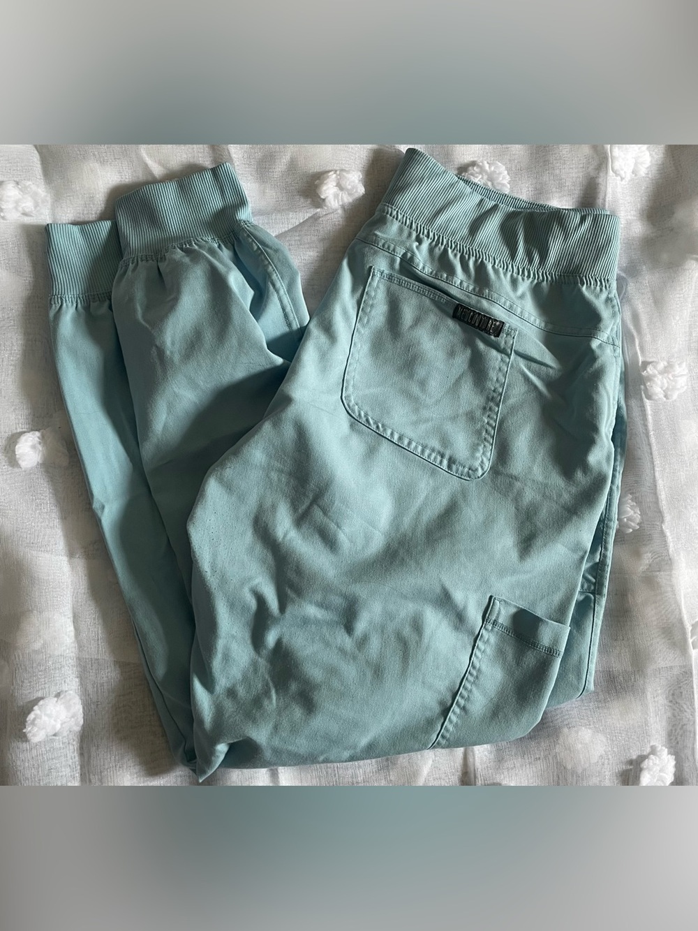 Baby Blue MedCouture Jogger Scrub Pants
